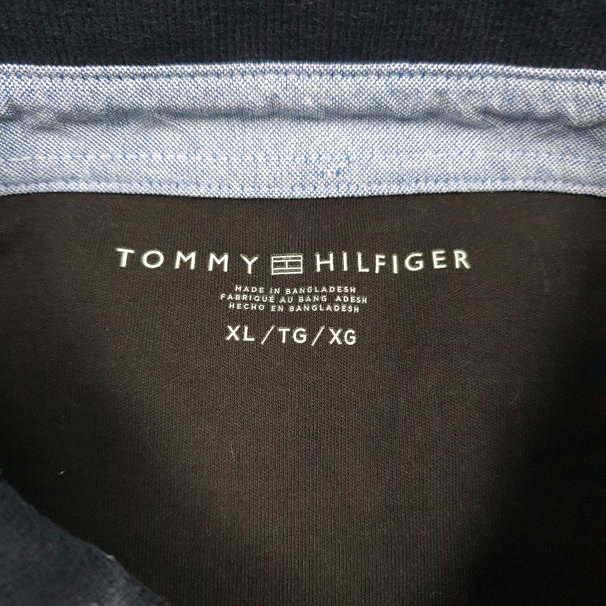 Mens Black Tommy Hilfiger   Polo Shirt