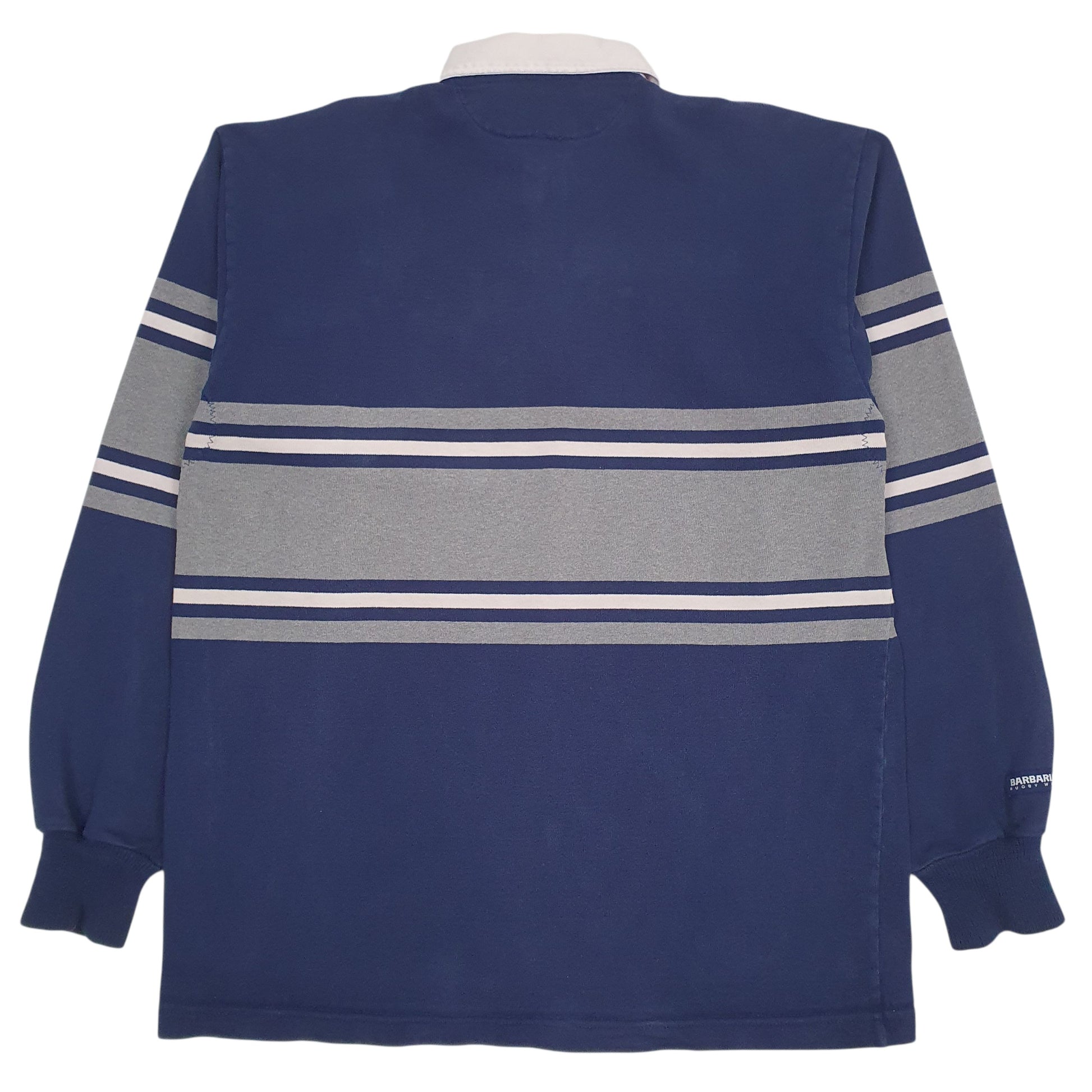 Mens Navy Barbarian   Polo Shirt