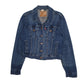 Womens Blue Levis  Turtle Neck Coat