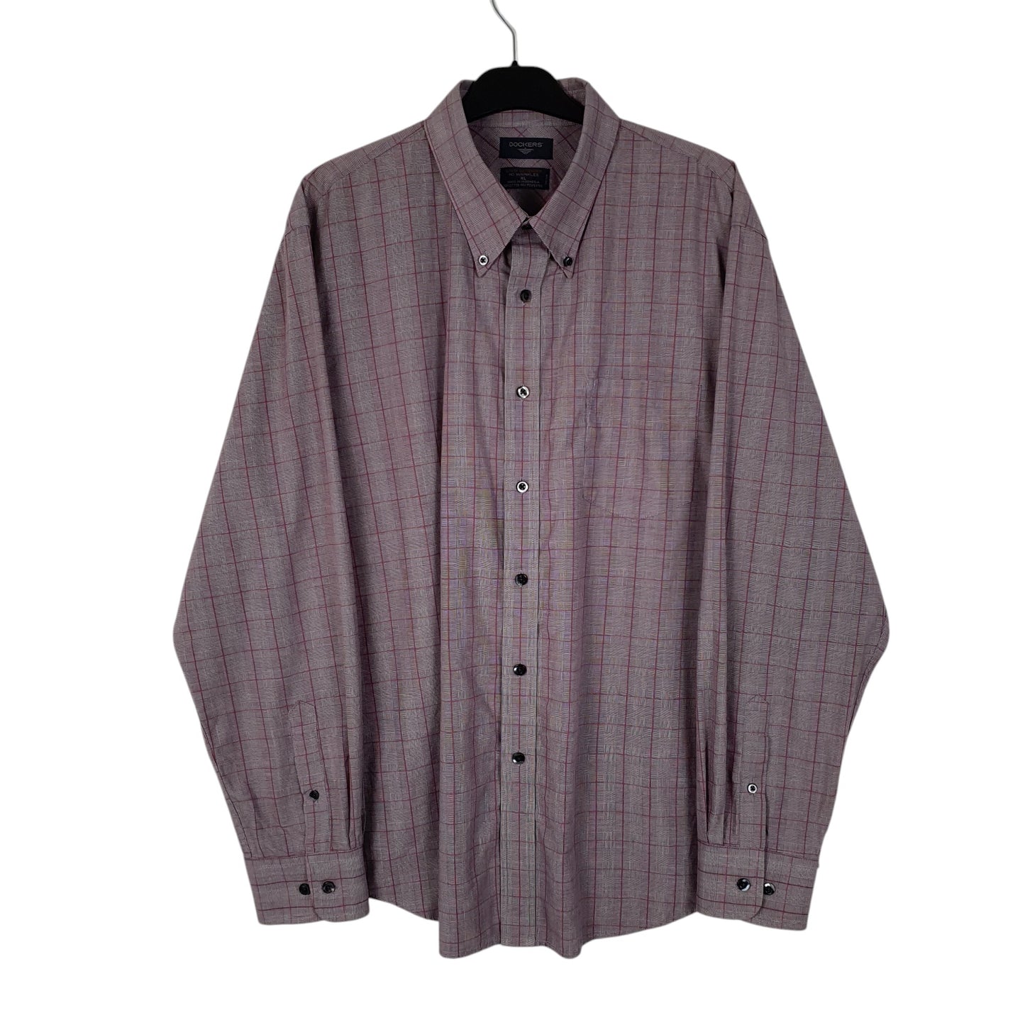 Mens Purple Dockers  Long Sleeve Shirt