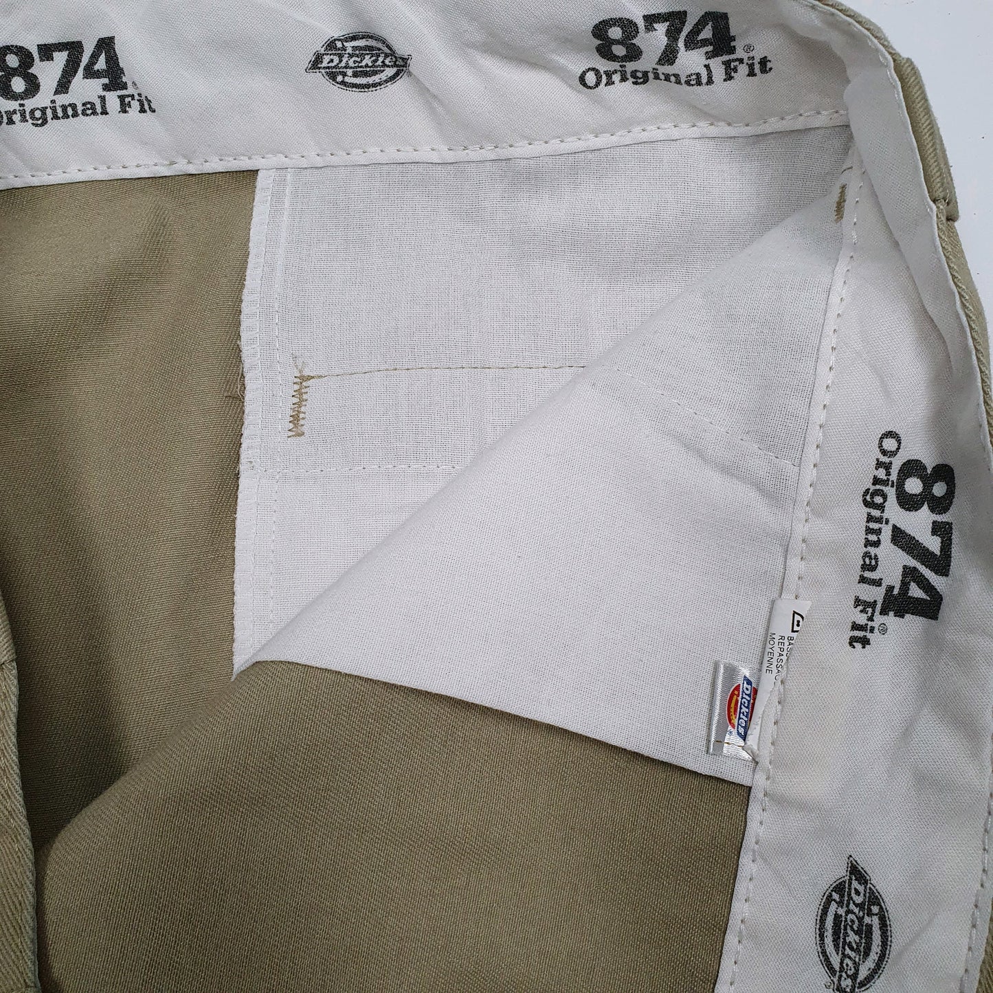 Mens Beige Dickies 874 Workwear  Trousers