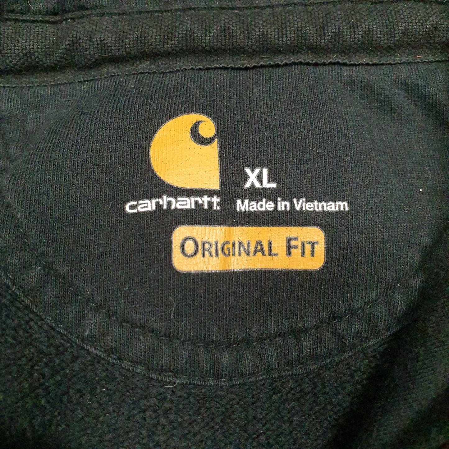 Mens Black Carhartt  Hoodie Jumper