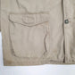 Mens Beige North Bay Apparel Vintage 00s Field Hunting  Coat