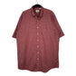Mens Red L.L.Bean Tall Short Sleeve Shirt