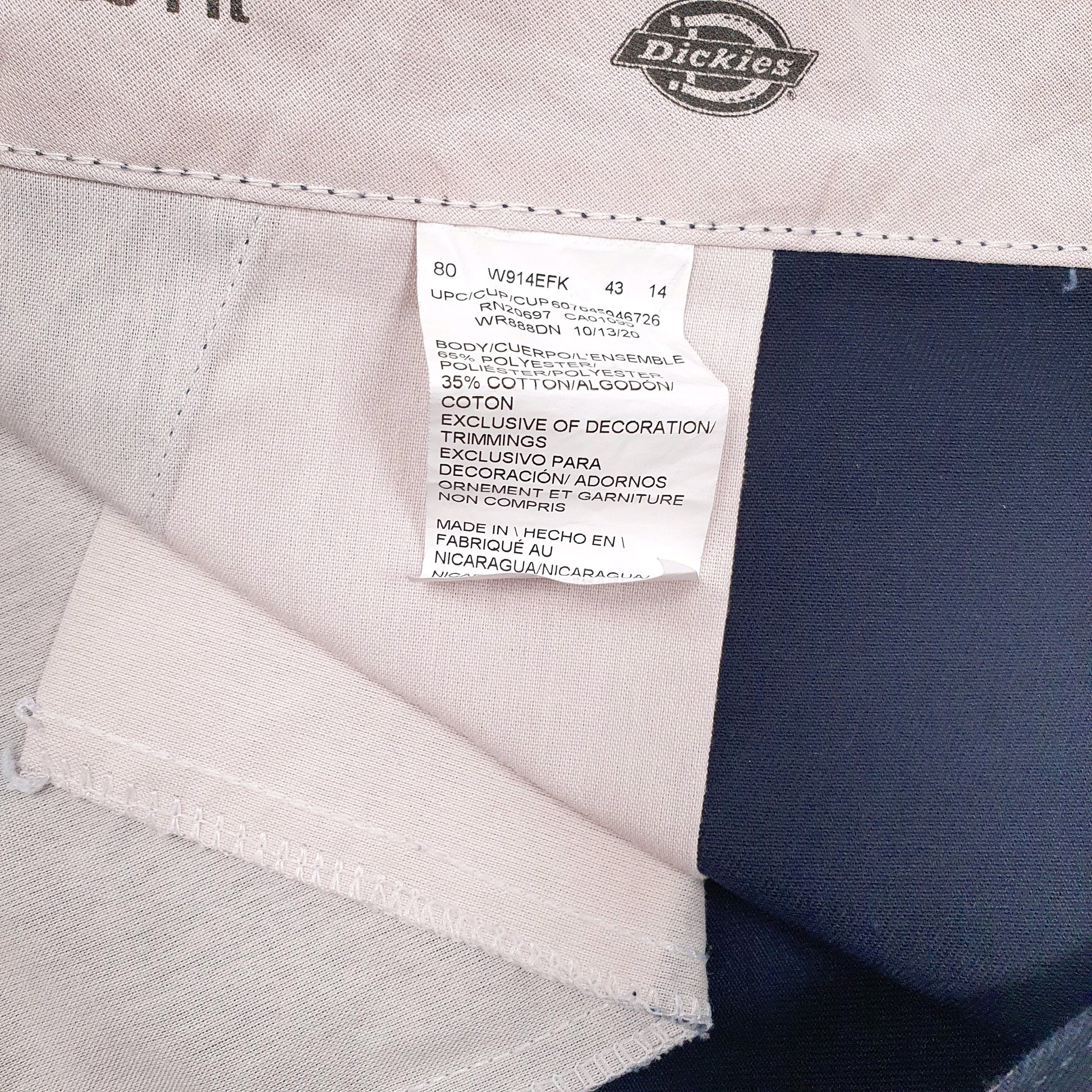 Mens Navy Dickies  Hoodie Shorts