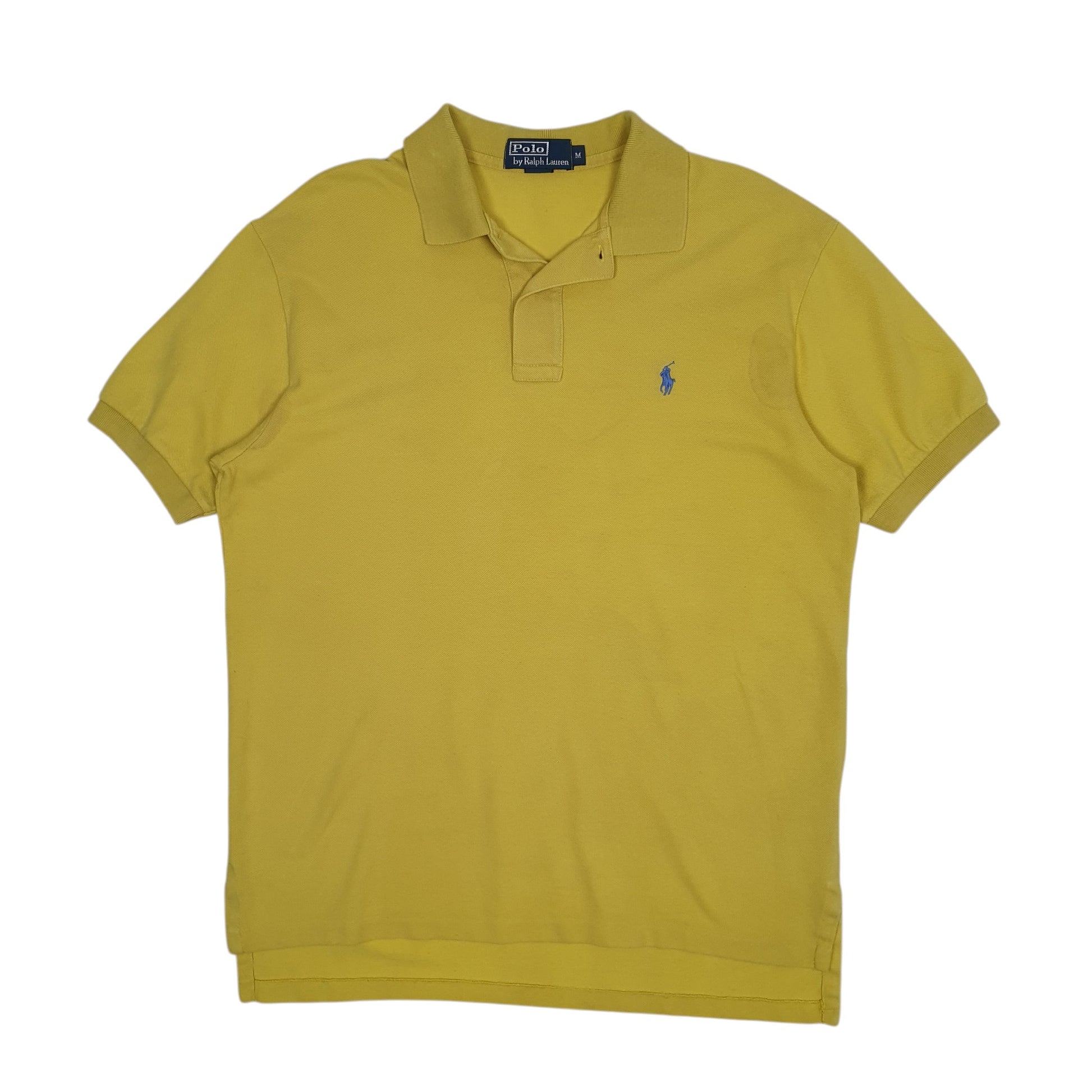 Mens Yellow Polo Ralph Lauren  Short Sleeve Polo Shirt