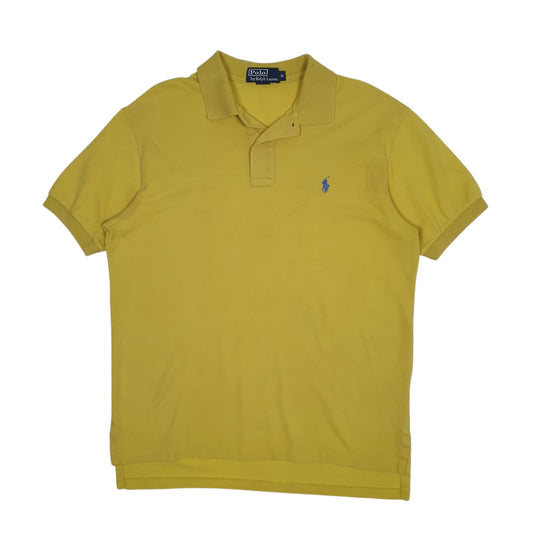Mens Yellow Polo Ralph Lauren  Short Sleeve Polo Shirt
