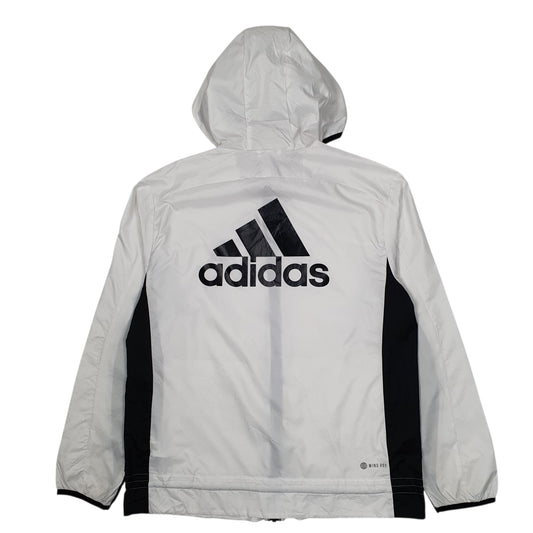Womens White Adidas   Coat