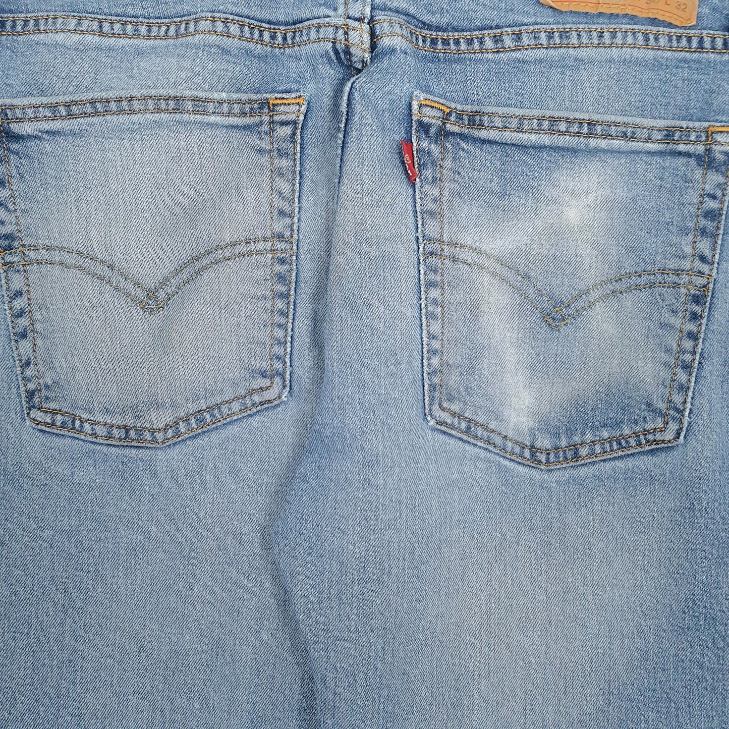 Mens Blue Levis Distressed  Jeans