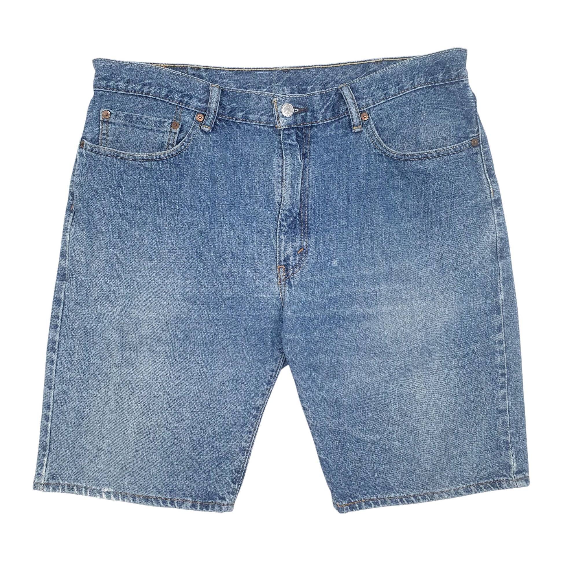 Mens Blue Levis  Denim Shorts