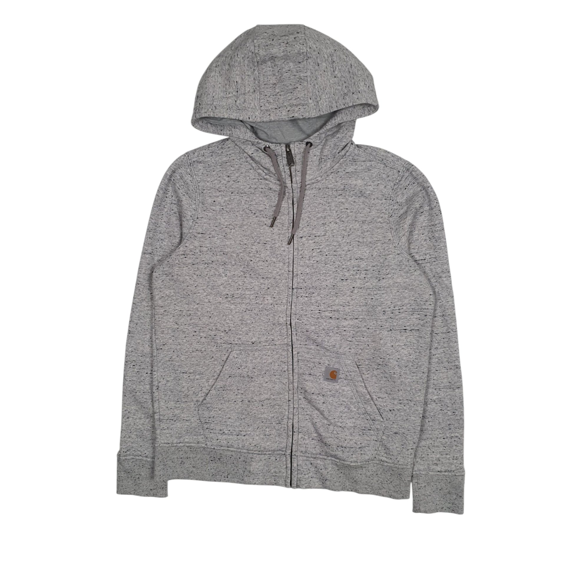 Womens Grey Carhartt Hoodie Full Zip Jumper
