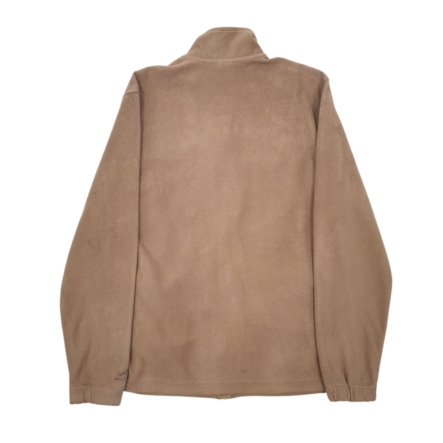 Mens Beige Starter  Full Zip Jumper