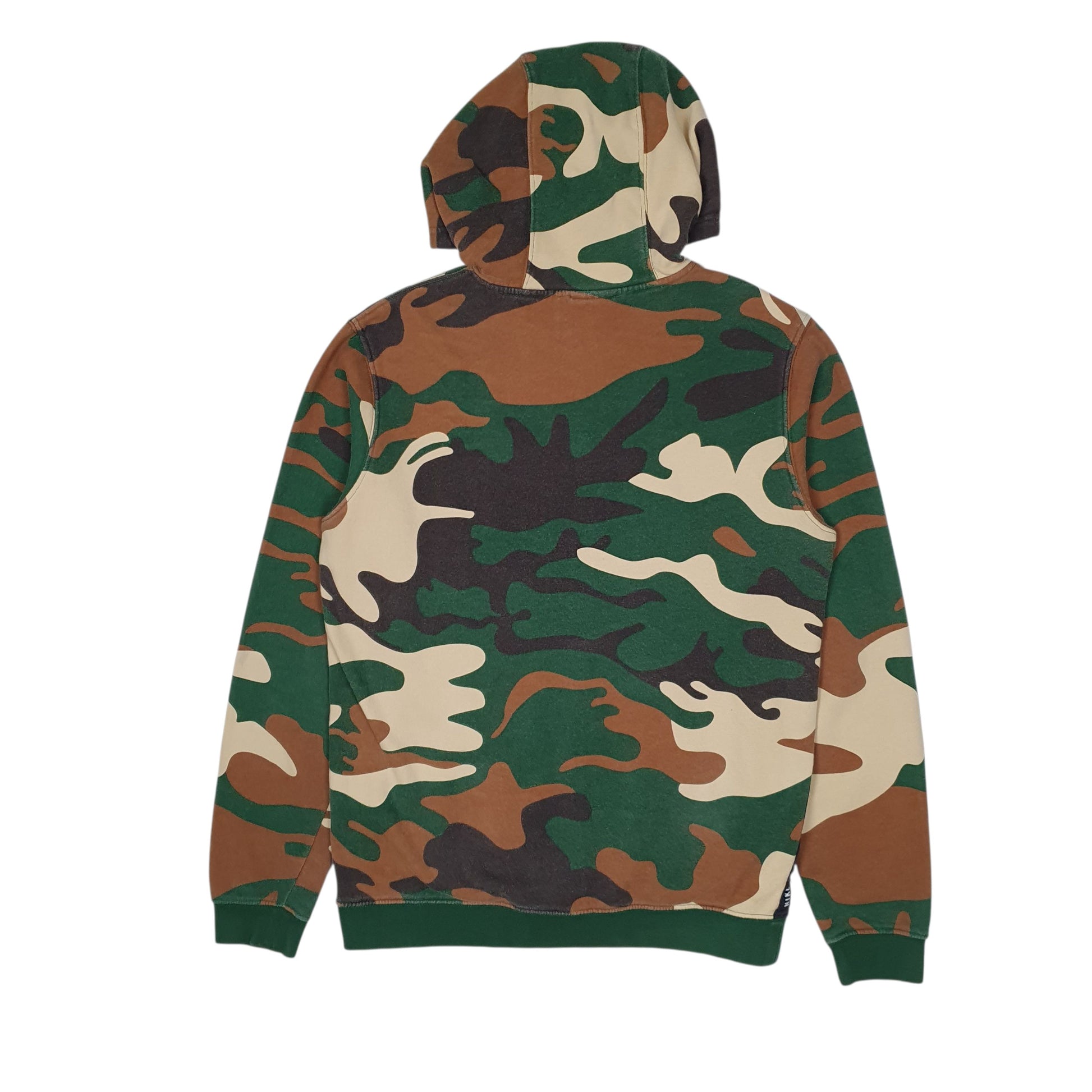 Mens Green Nike Camo Camouflage Tech Full Zip Jumper