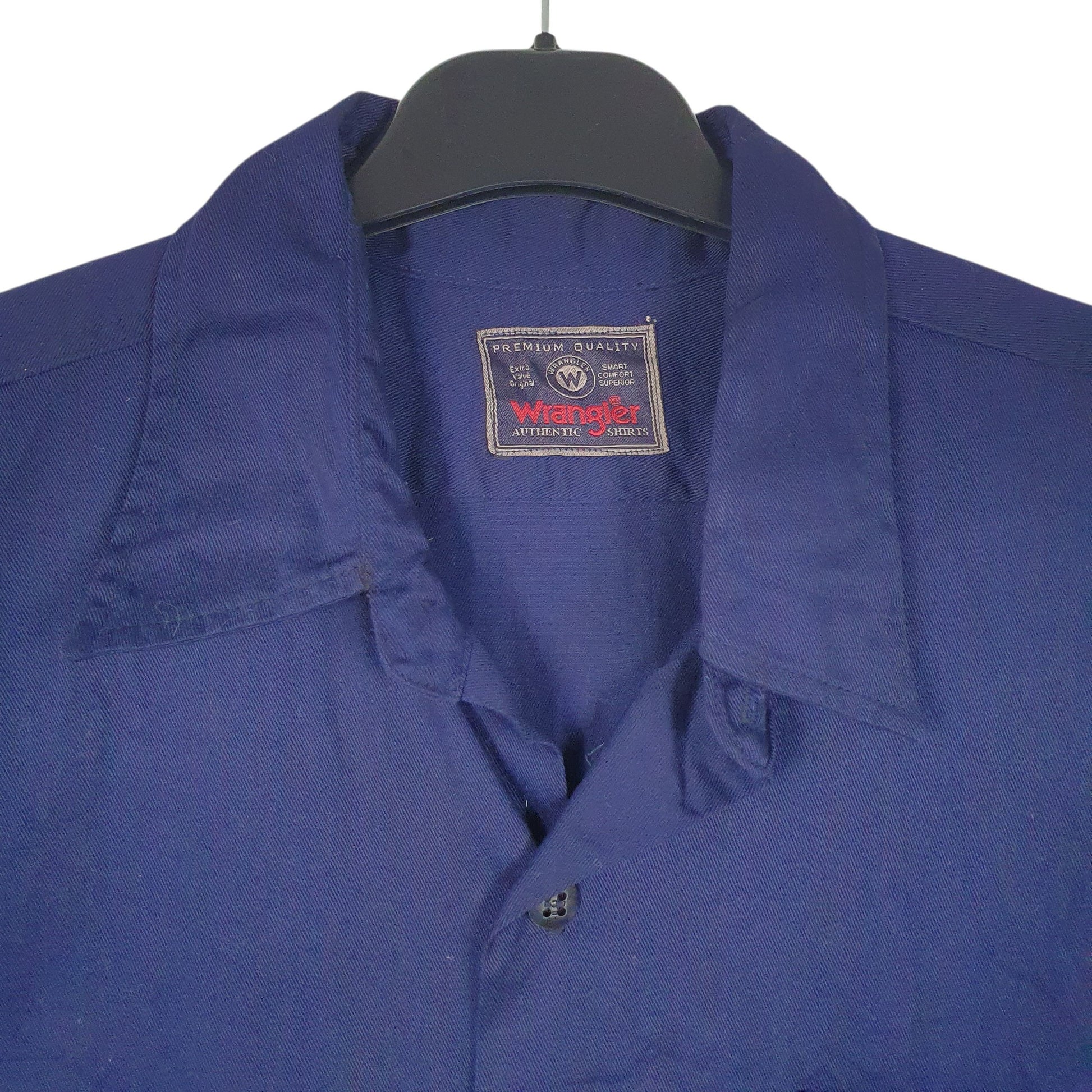 Mens Navy Wrangler   Shirt