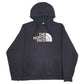 Mens Black The North Face Spellout Hoodie Jumper