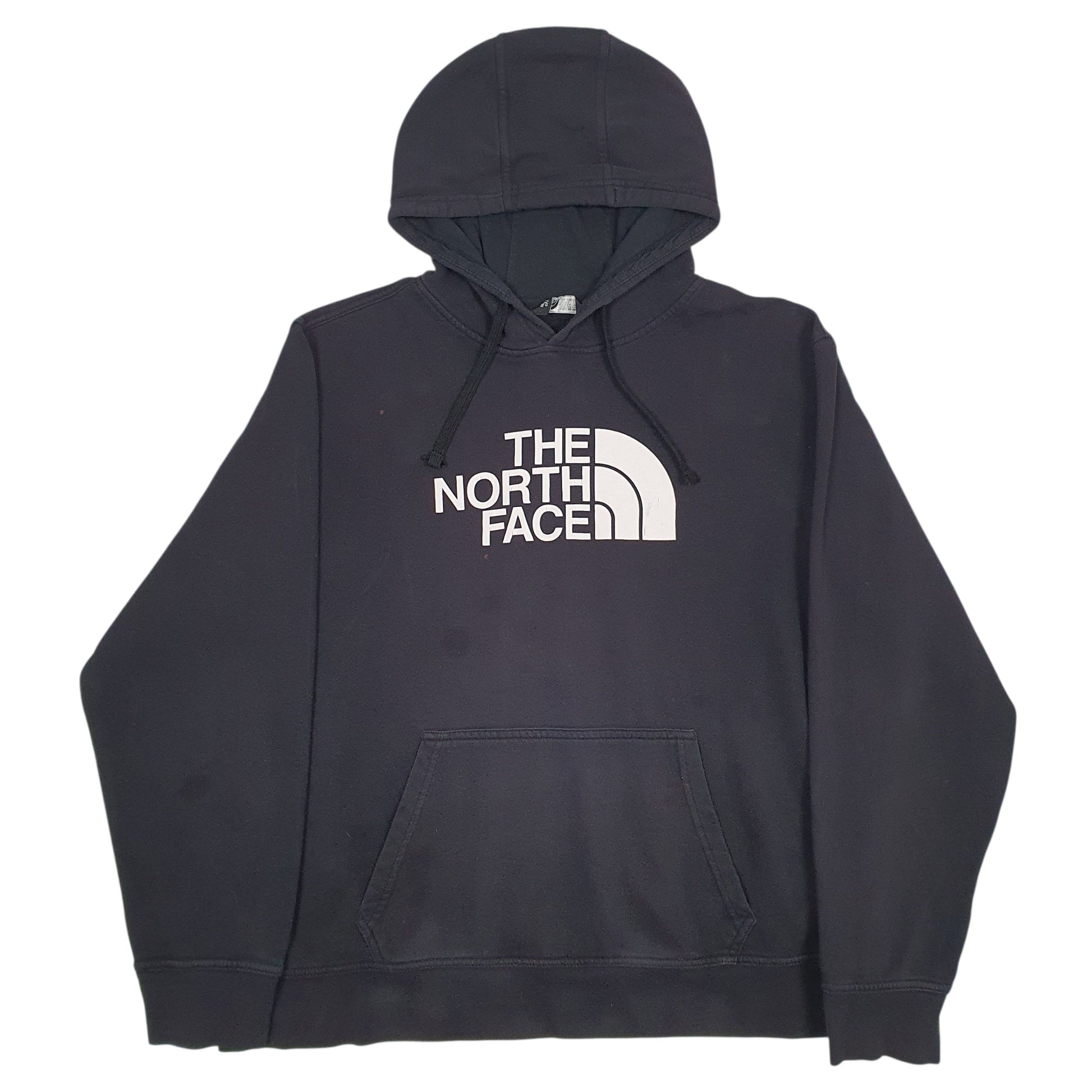 Mens Black The North Face Spellout Hoodie Jumper