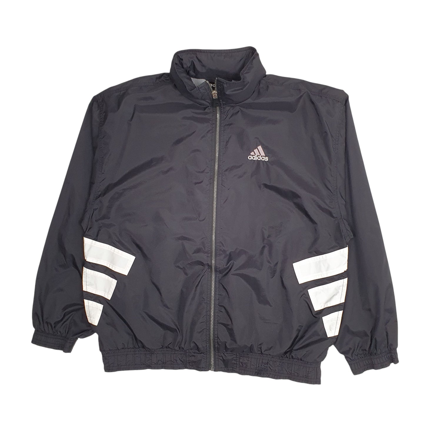 Mens Black Adidas Vintage 90s  Coat