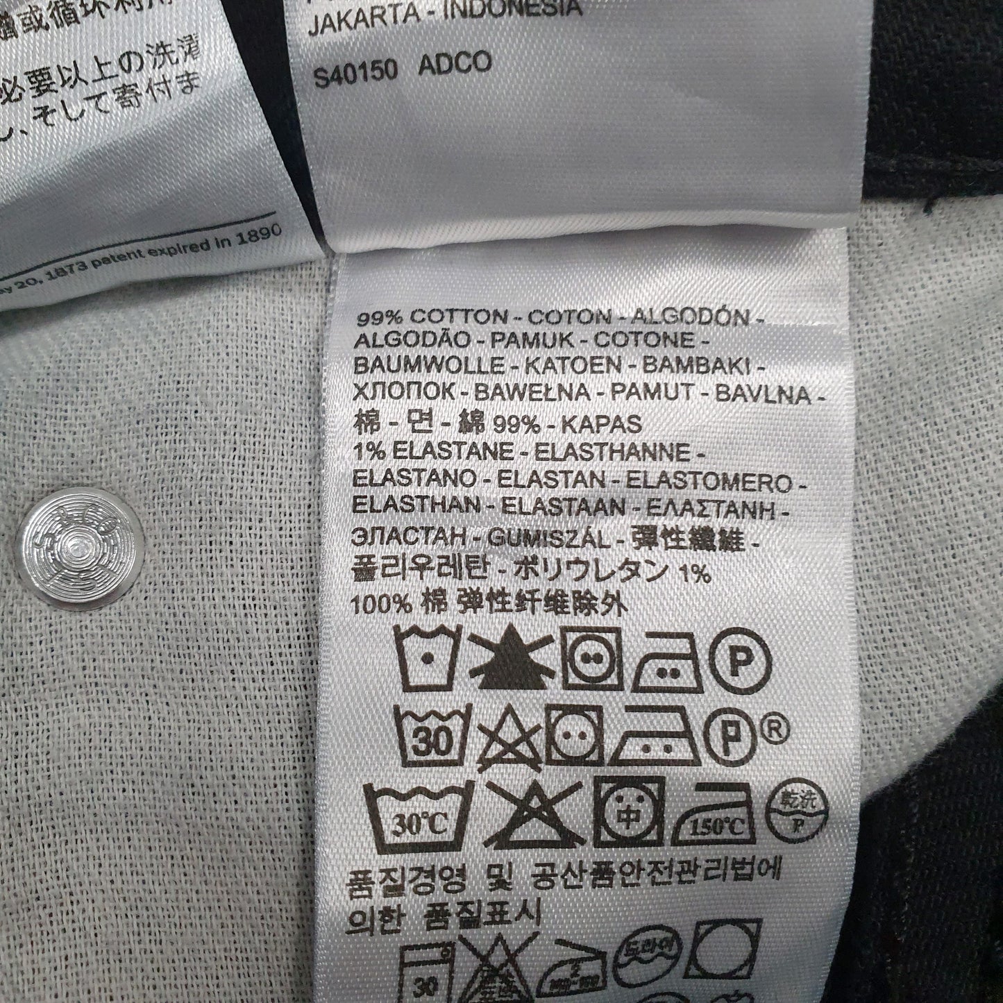 Mens Black Levis   Jeans