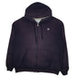 Mens Navy Champion Hoodie Full Zip Jumper