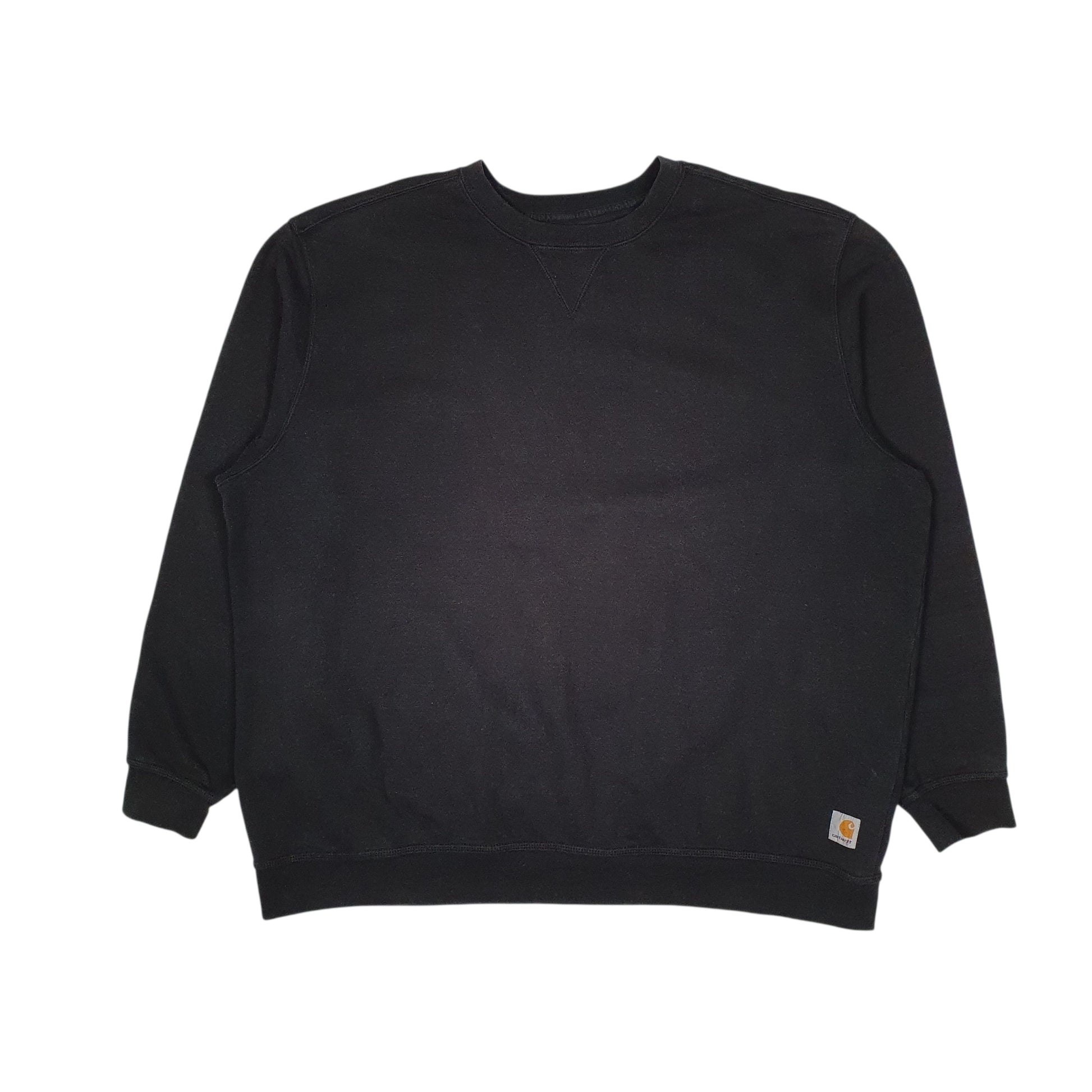 Mens Black Carhartt  Crewneck Jumper