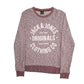 Mens Burgundy Jack & Jones  Crewneck Jumper