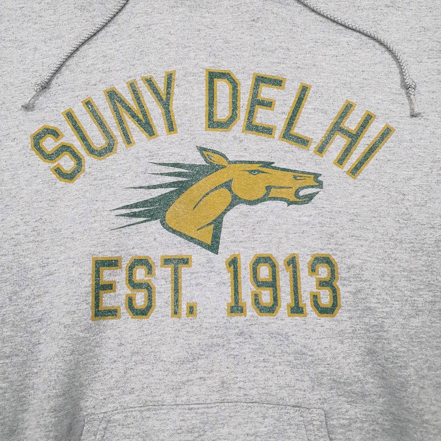 Mens Grey Champion  Hoodie Jumper