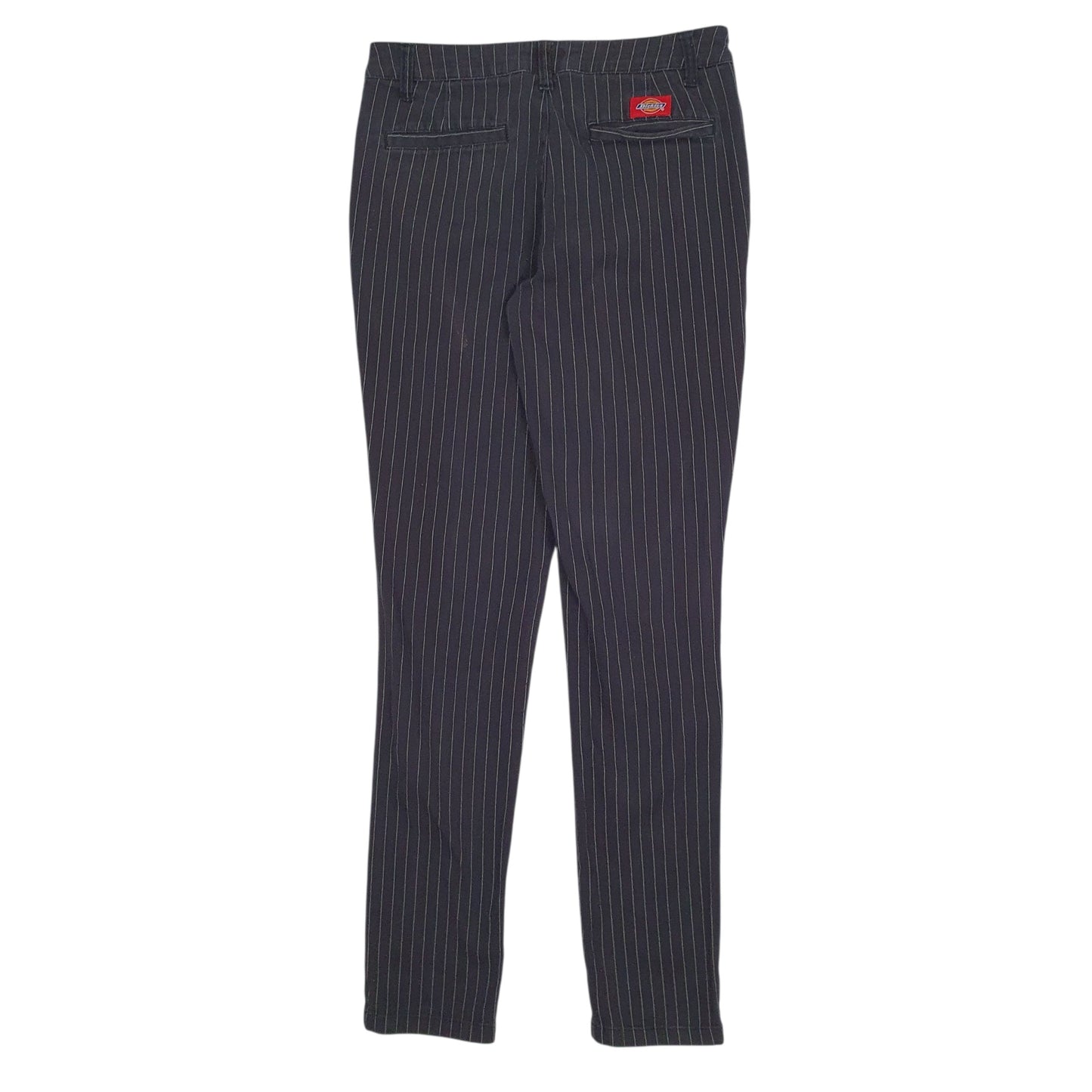 Womens Grey Dickies Striped  Trousers