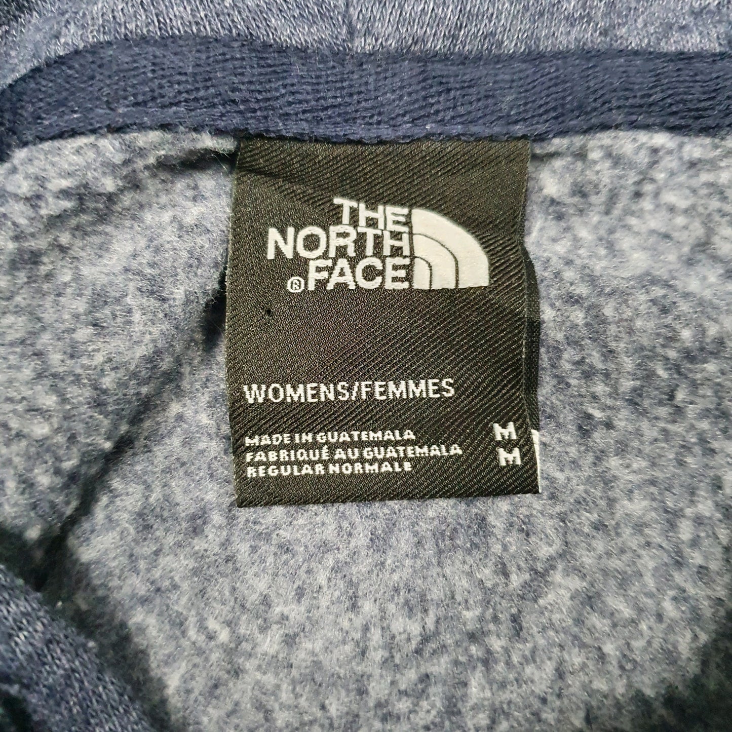Womens Blue The North Face Spellout Hoodie Jumper