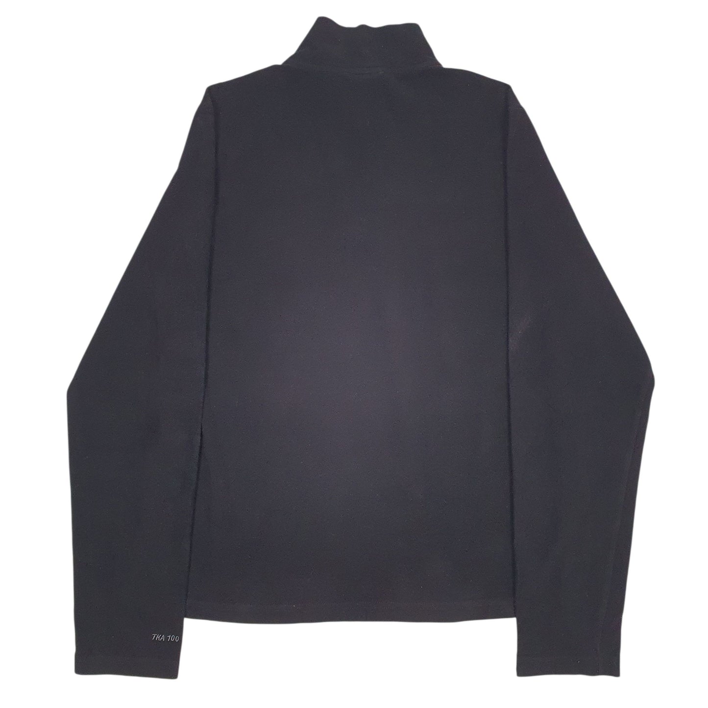 Womens Black The North Face TKA 100 Quarter Zip Jumper