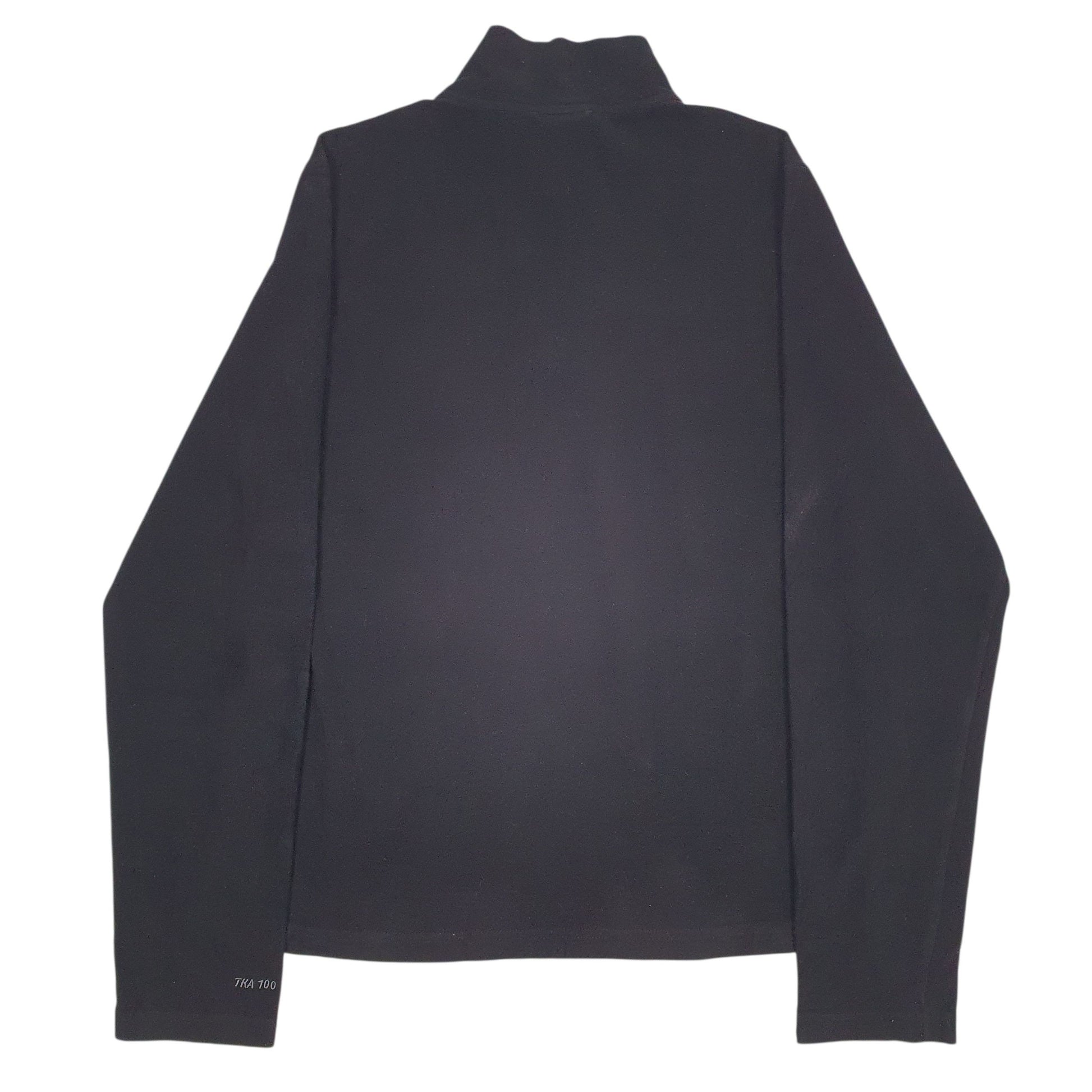 Womens Black The North Face TKA 100 Quarter Zip Jumper