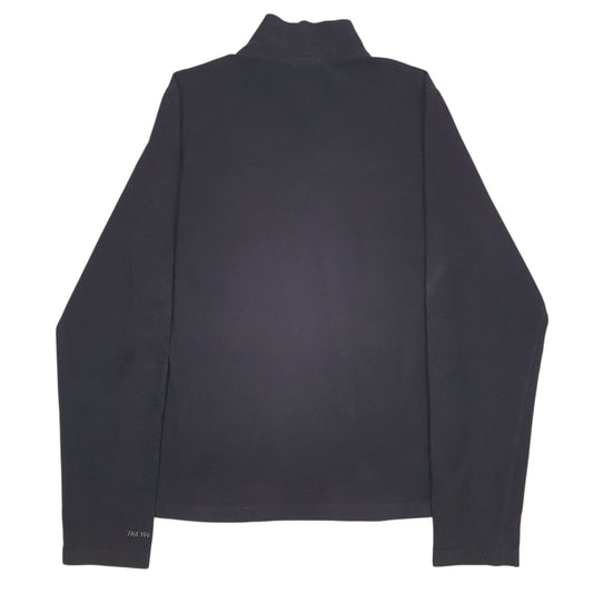 Womens Black The North Face TKA 100 Quarter Zip Jumper