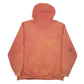 Mens Orange Carhartt Spellout Hoodie Jumper