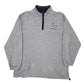 Mens Grey Disney  Quarter Zip Jumper