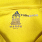 Mens Yellow Adidas Climawarm Michigan Hoodie Jumper