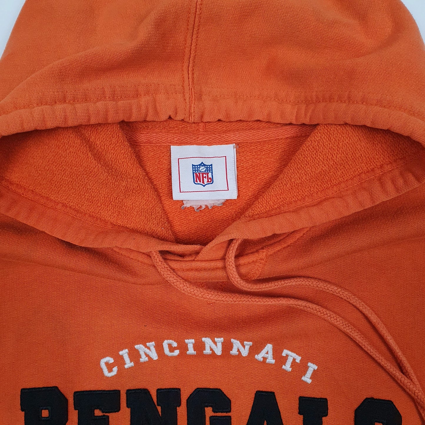 Mens Orange NFL Cincinnati Bengals Hoodie Jumper