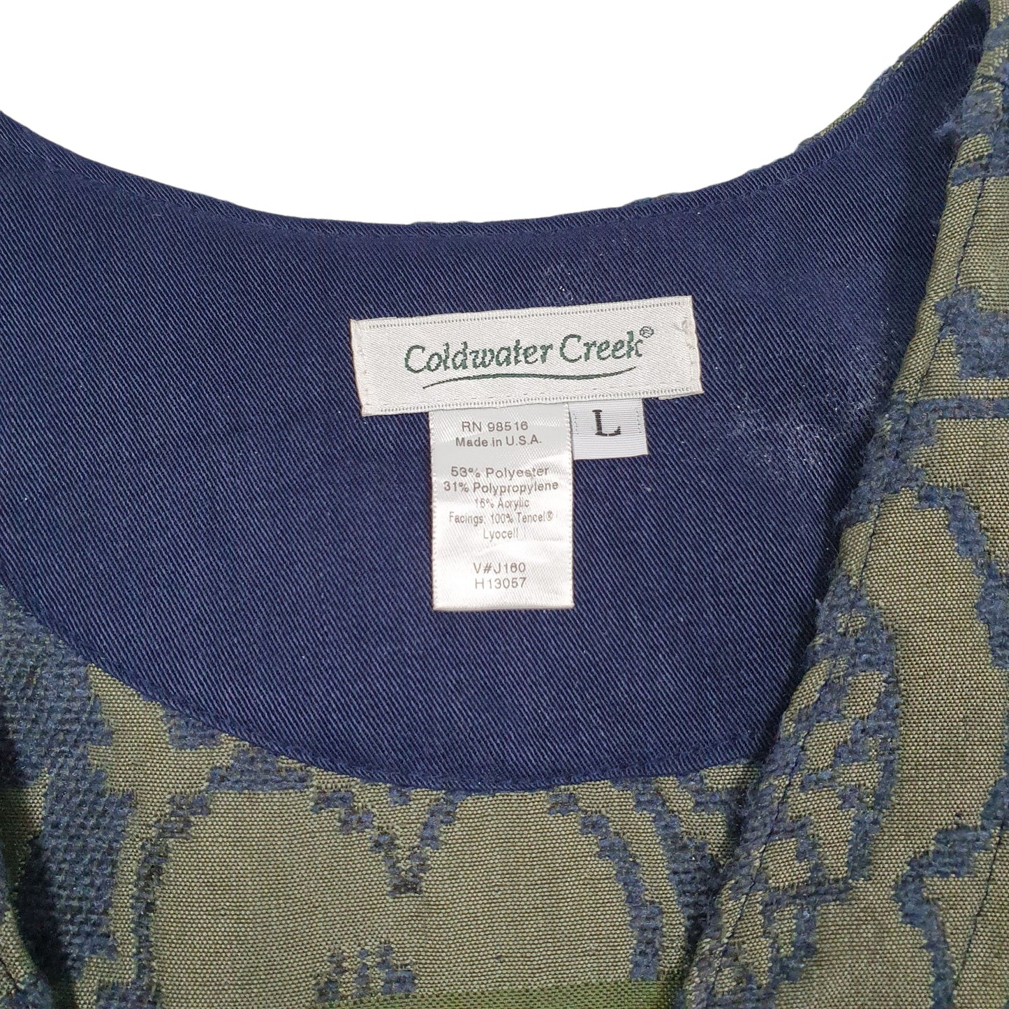 Mens Greek Coldwater Creek Made In USA Funky  Coat