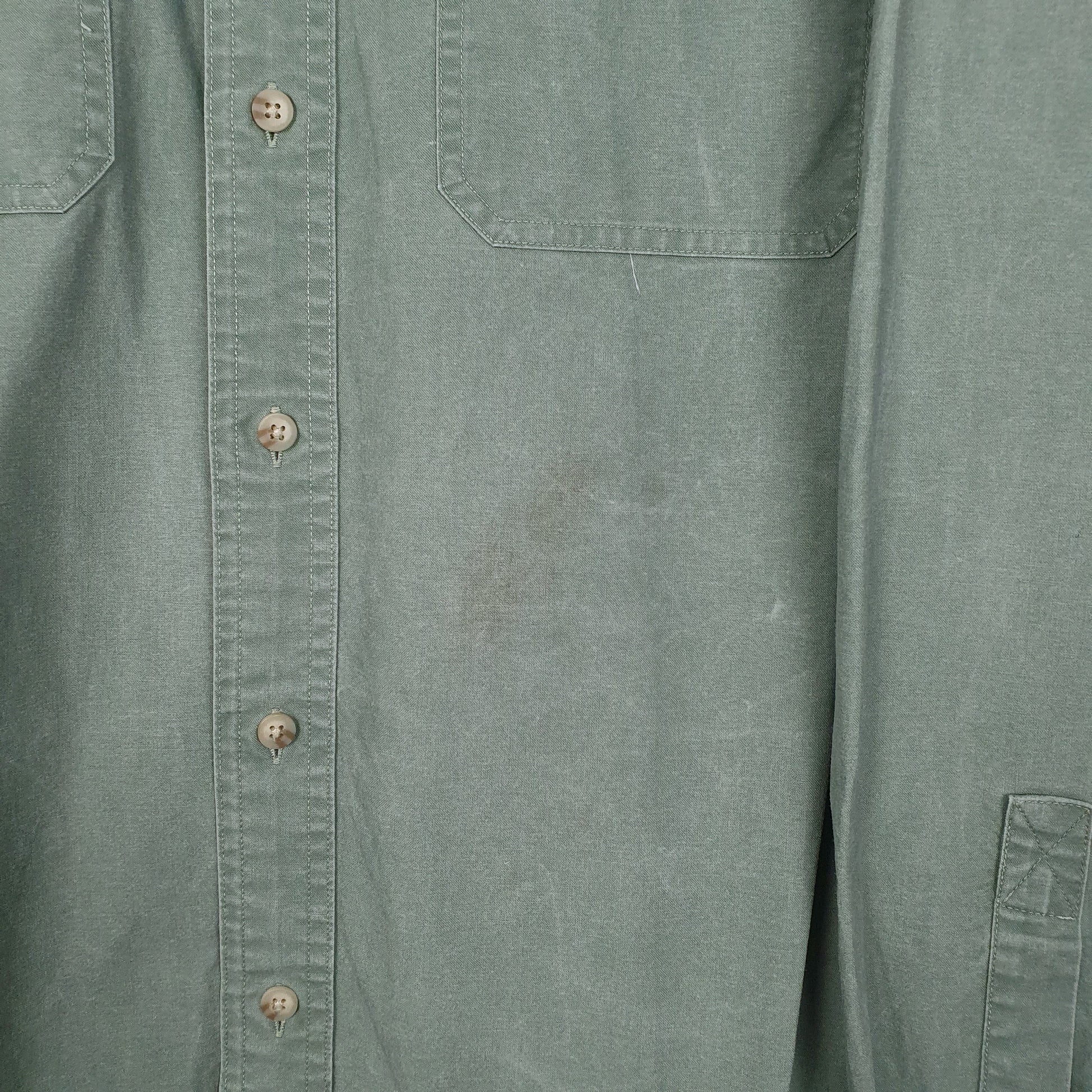 Mens Green L.L.Bean   Shirt