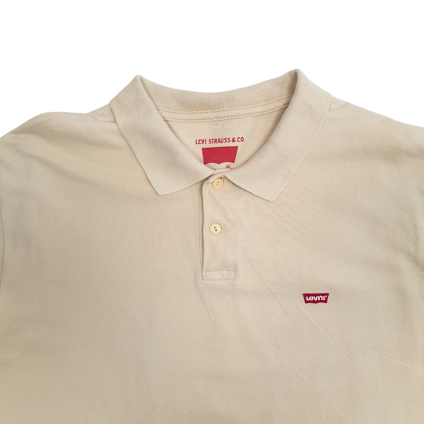 Mens Yellow Levis   Polo Shirt