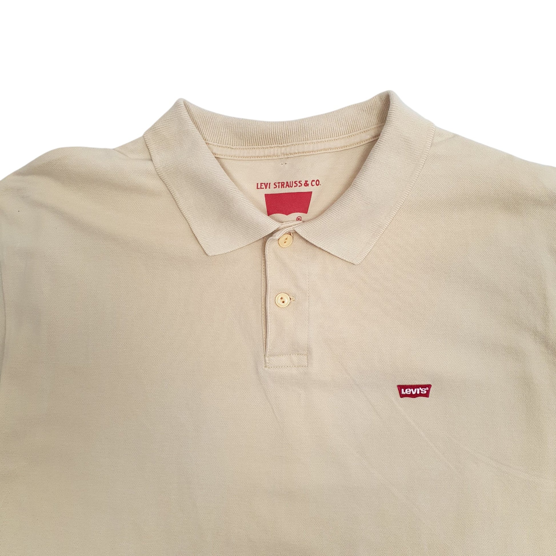 Mens Yellow Levis   Polo Shirt