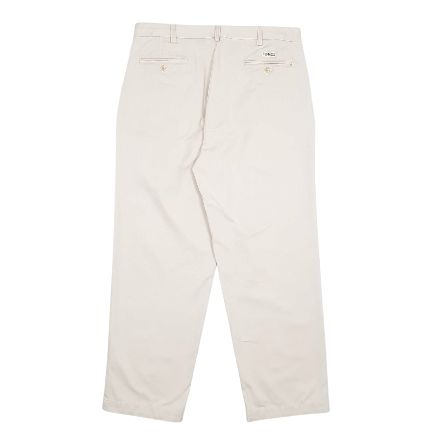 Mens Beige Polo Ralph Lauren Pleated Andrew Pant  Trousers