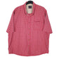 Mens Red Wrangler  Short Sleeve Shirt