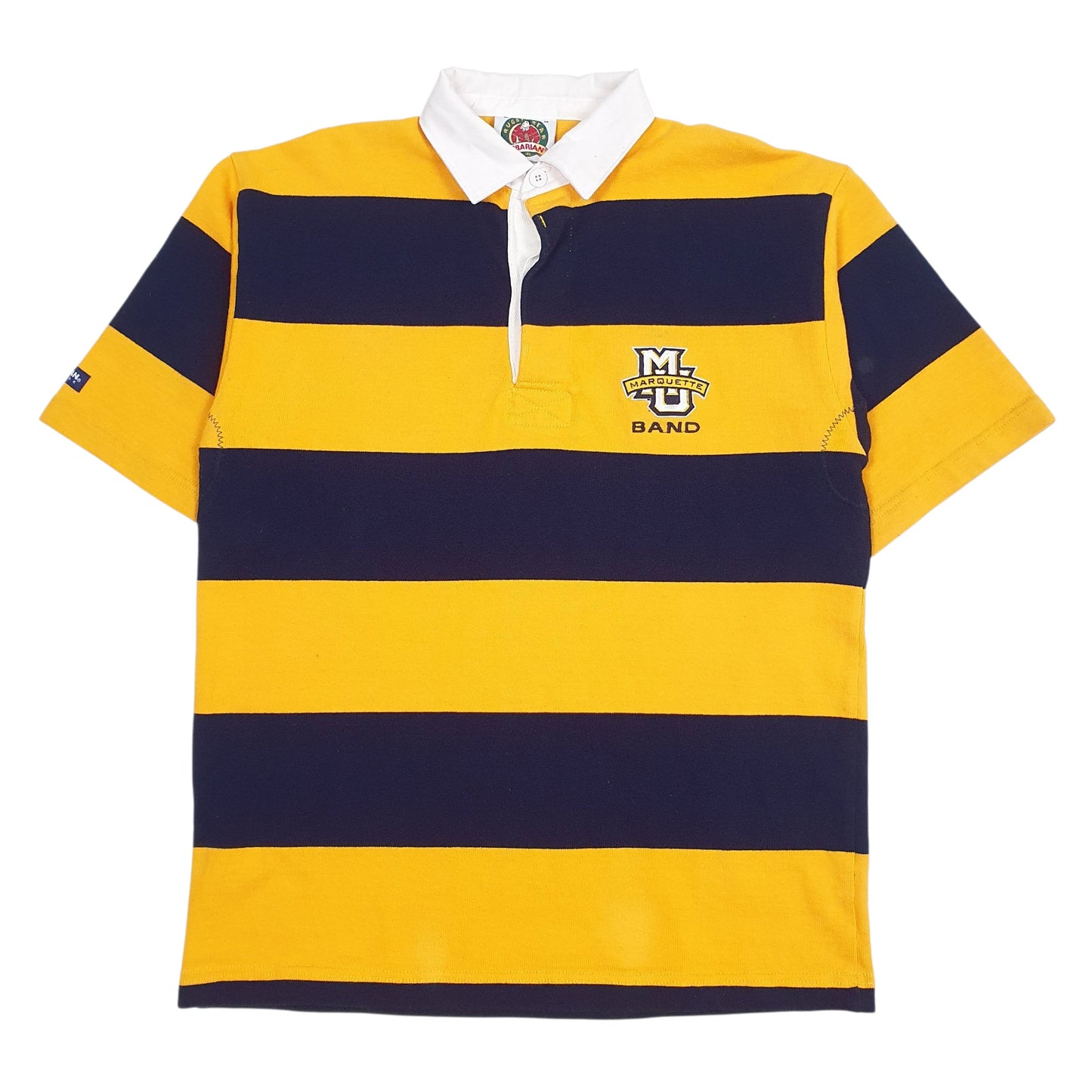 Mens Yellow Barbarian  Short Sleeve Polo Shirt