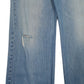 Mens Blue Levis Distressed  Jeans