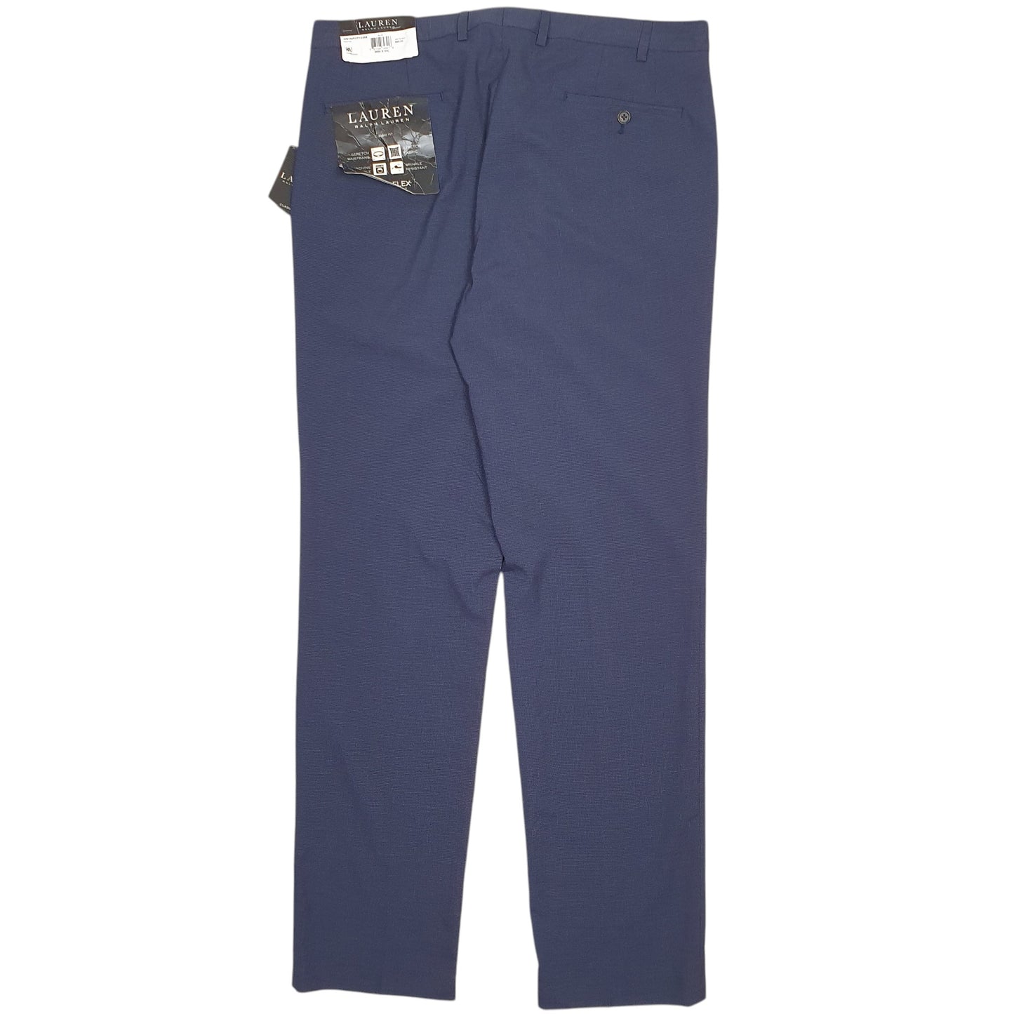 Mens Navy Ralph Lauren Stretch  Trousers