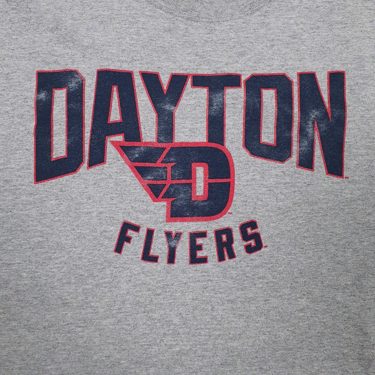Mens Grey Champion Dayton Flyers  T Shirt