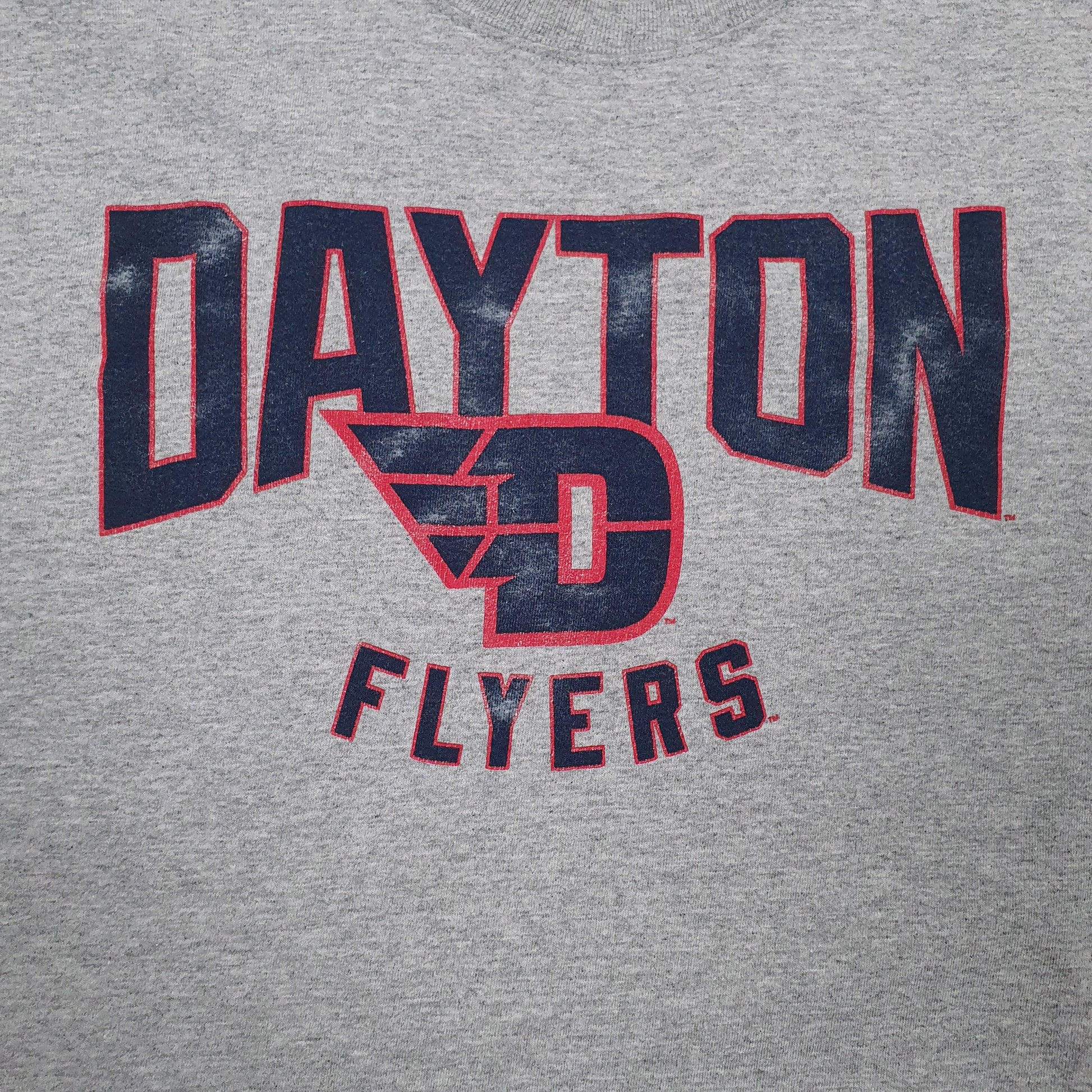 Mens Grey Champion Dayton Flyers  T Shirt