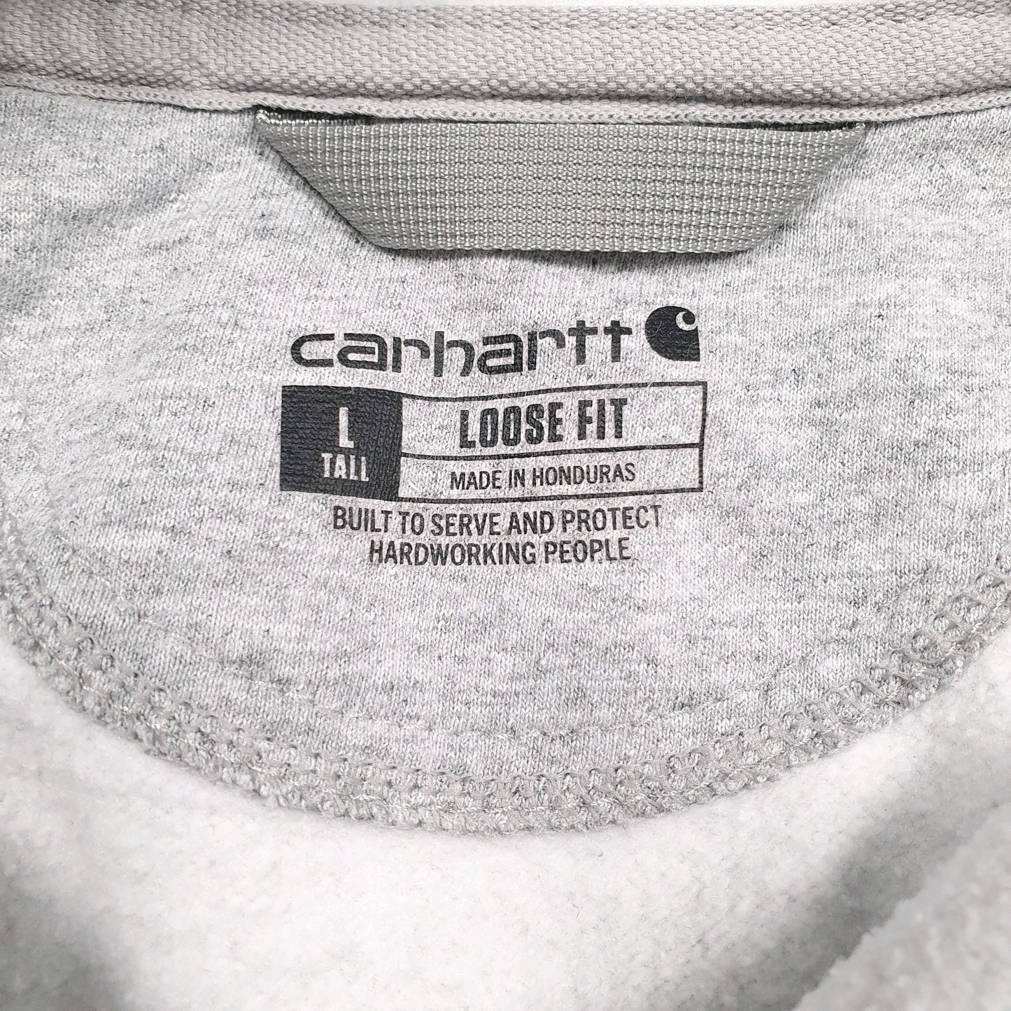 Mens Grey Carhartt  Hoodie Jumper