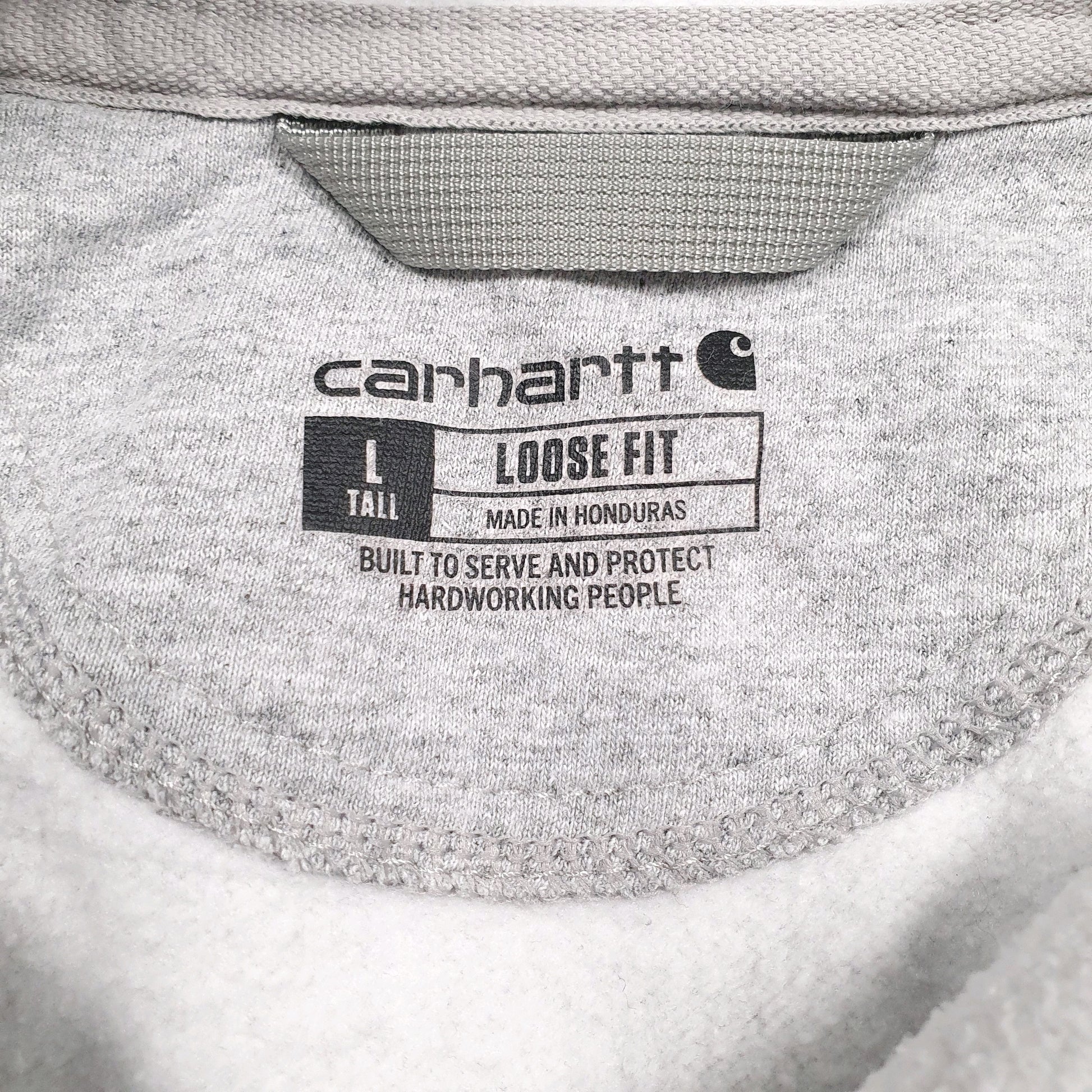 Mens Grey Carhartt  Hoodie Jumper