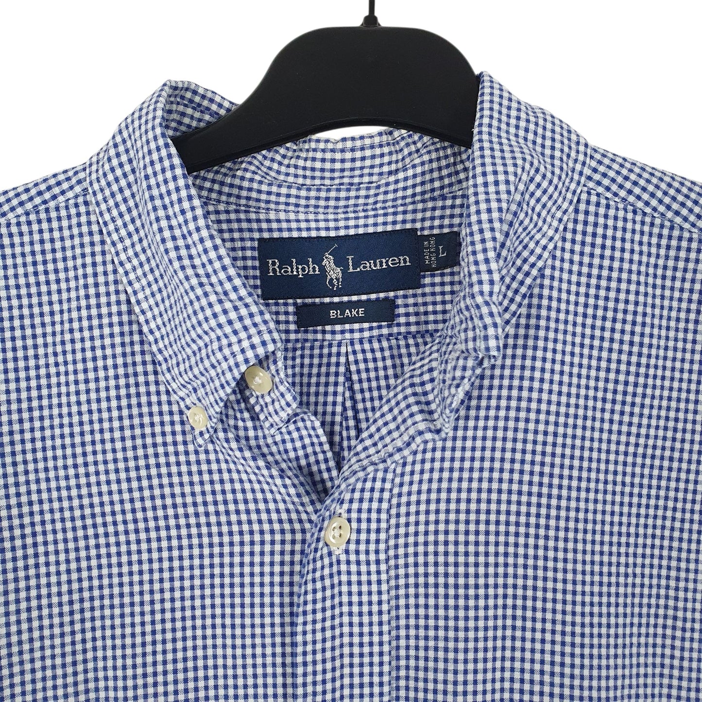 Mens Blue Ralph Lauren Vintage 90s  Shirt