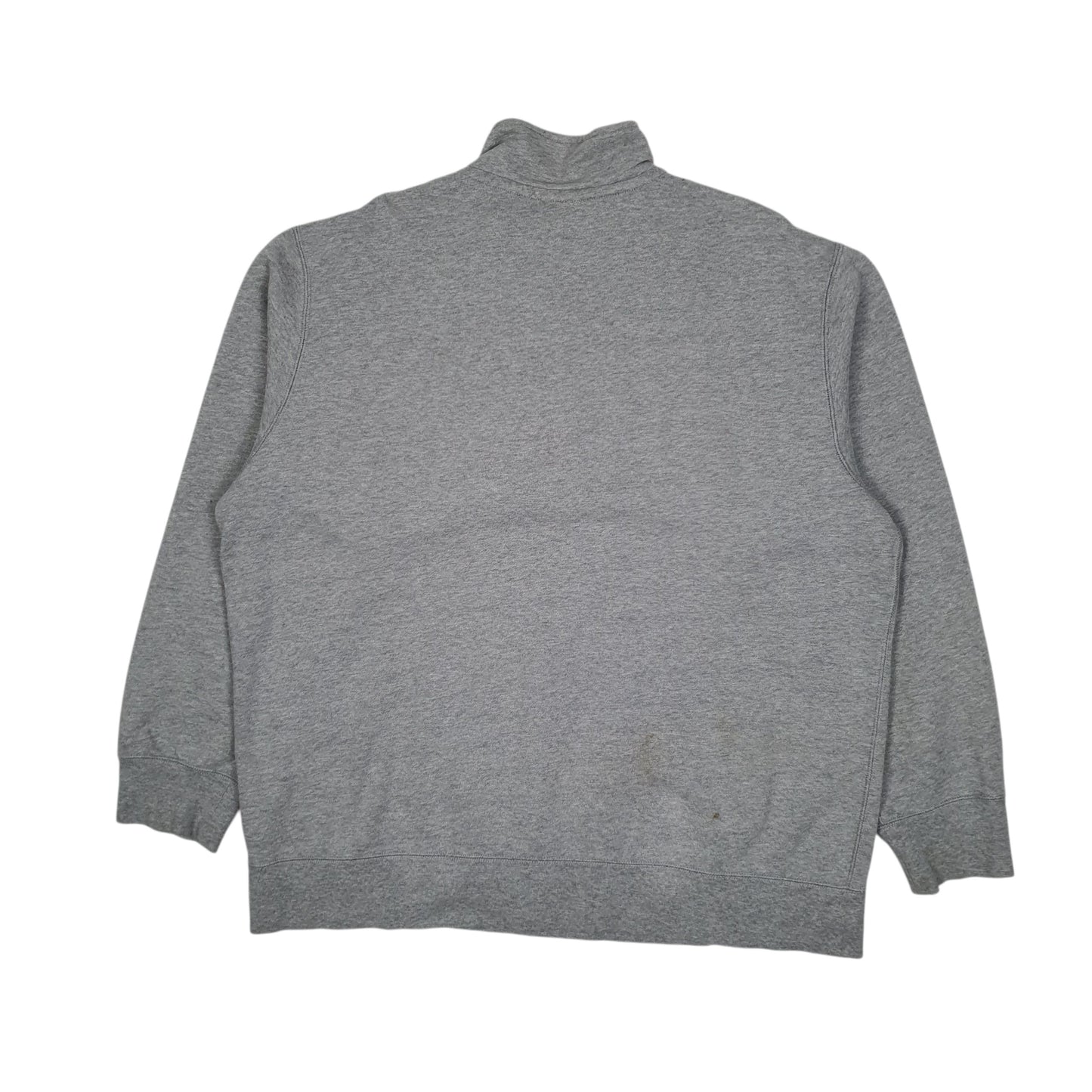 Mens Grey Nike Connectivity College Lacrosse Quarter Zip Jumper